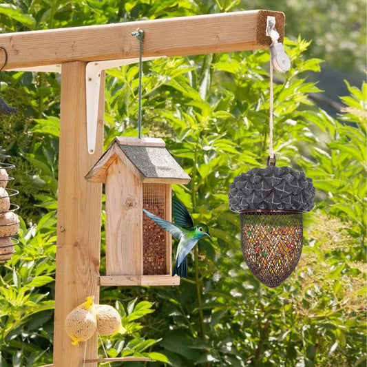 Acorn Shaped Bird Feeder for Garden Decoration